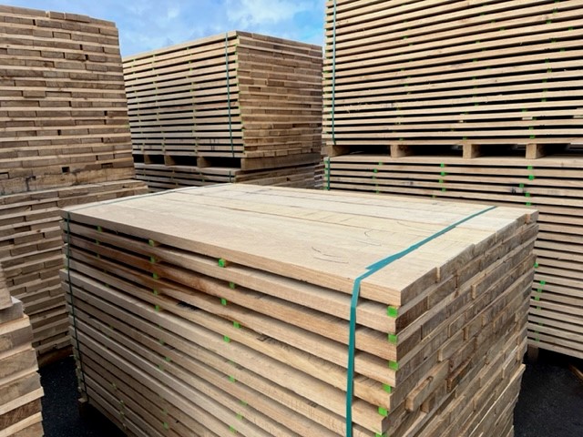 Scierie Chêne 34 mm d'épaisseur